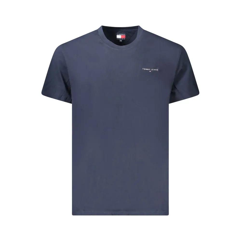Tommy Hilfiger Blue Cotton Men's T-Shirt by Tommy Hilfiger