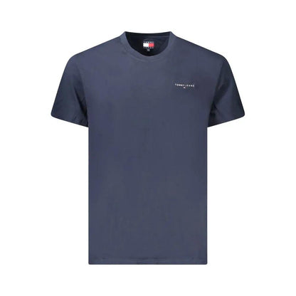 Tommy Hilfiger Blue Cotton Men's T-Shirt by Tommy Hilfiger