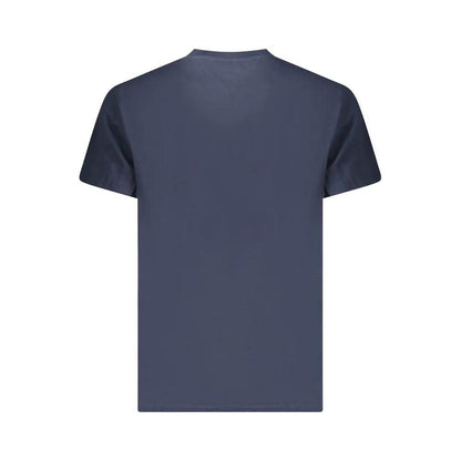 Tommy Hilfiger Blue Cotton Men's T-Shirt by Tommy Hilfiger