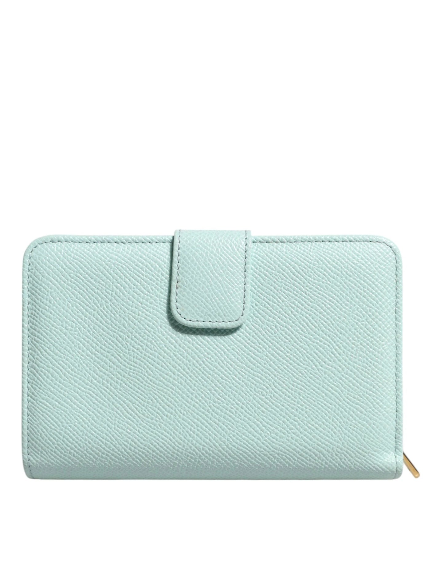Dolce & Gabbana Mint Green Leather Bifold Continental Clutch Wallet by Dolce & Gabbana