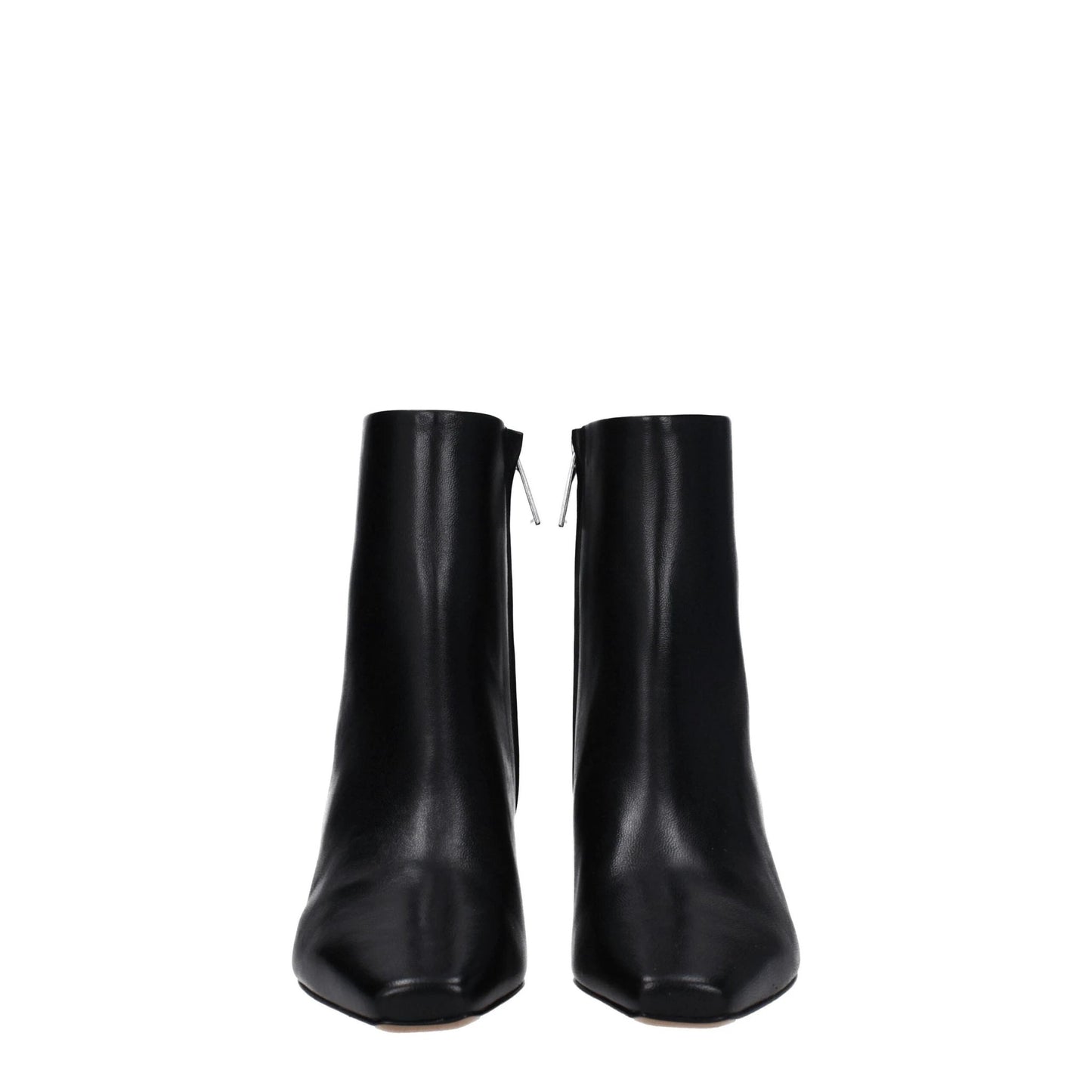 Off-White Black Leather Ankle Boots by Off-White