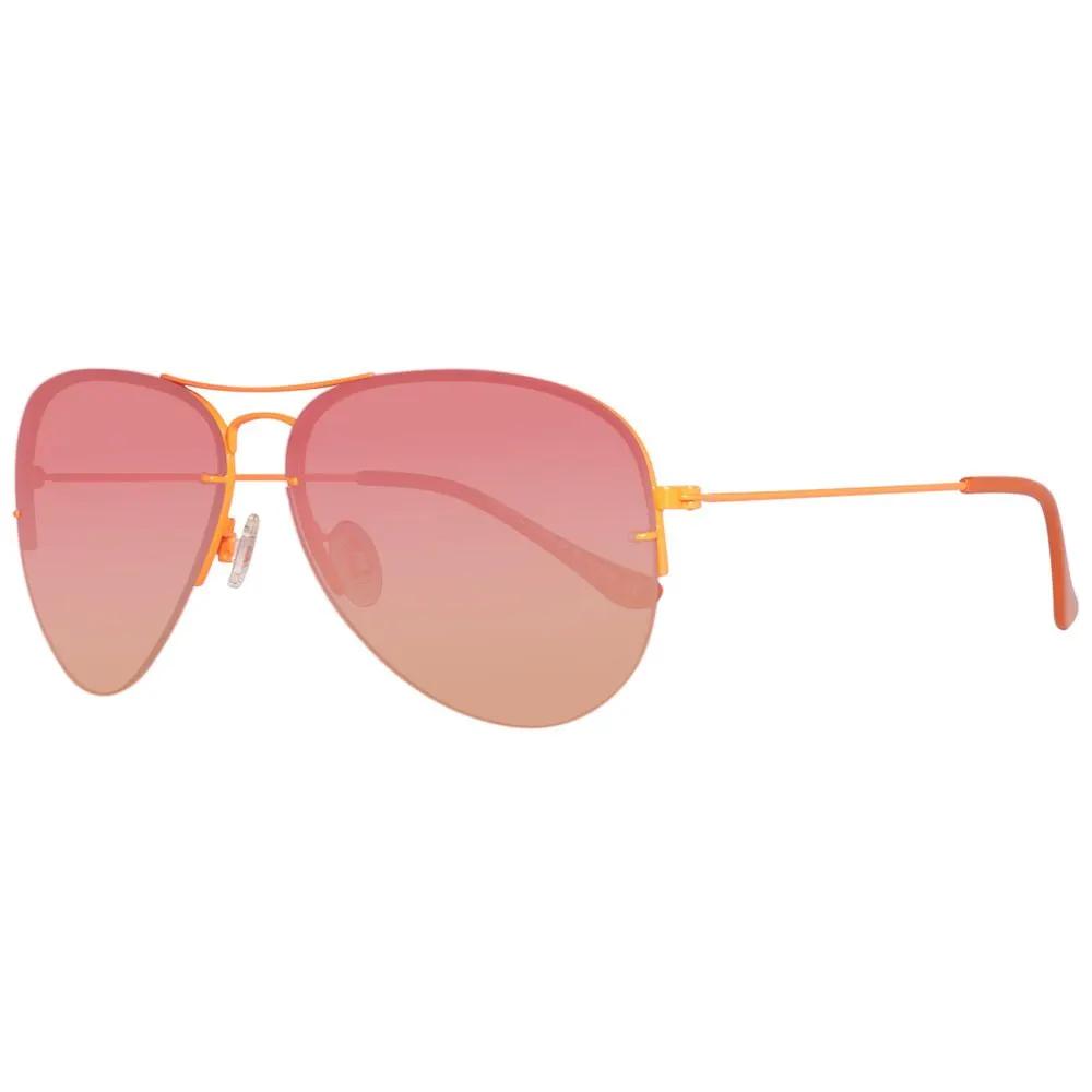 Benetton Orange Metal Sunglasses by Benetton