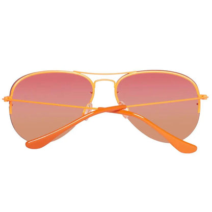 Benetton Orange Metal Sunglasses by Benetton