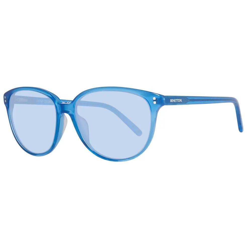 Benetton Blue Plastic Sunglasses by Benetton