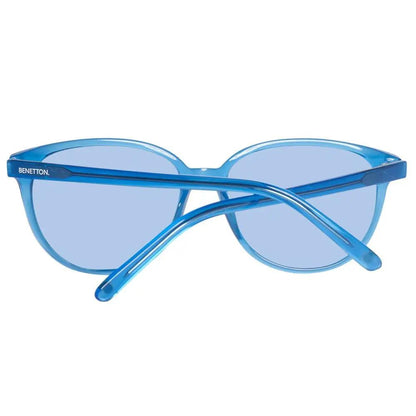 Benetton Blue Plastic Sunglasses by Benetton