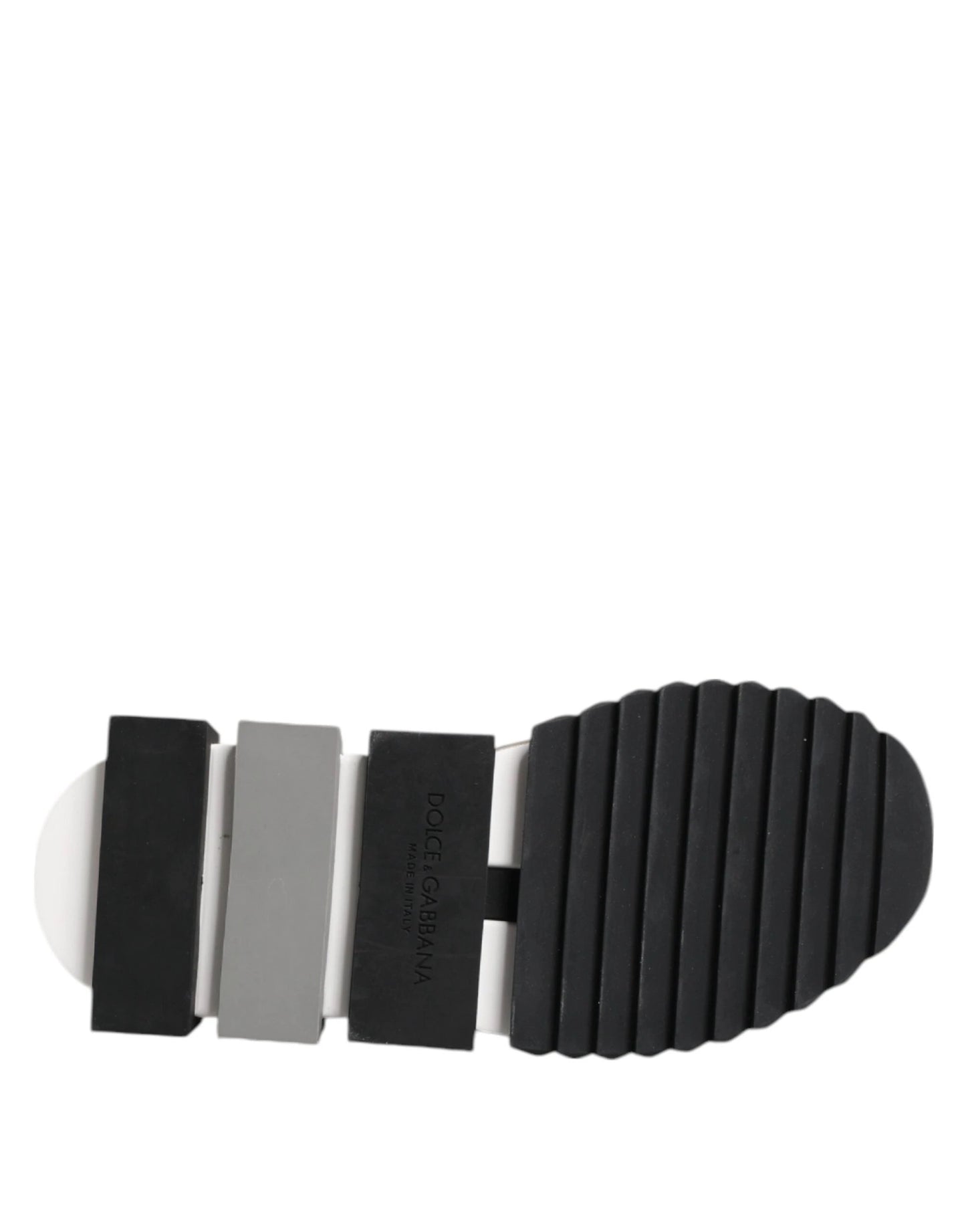 Dolce & Gabbana White Black Sorrento Socks Sneakers Shoes by Dolce & Gabbana