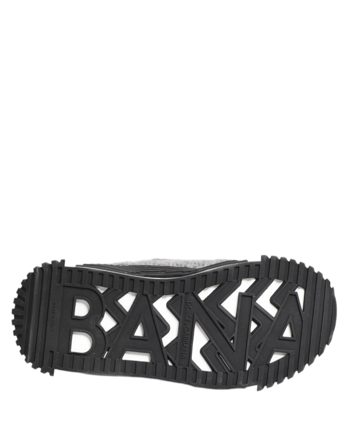 Dolce & Gabbana Black Gray NS1 Low Top Sneakers Shoes by Dolce & Gabbana