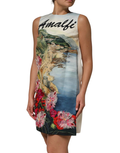 Dolce & Gabbana Multicolor Crystal Embellished Mini Dress by Dolce & Gabbana