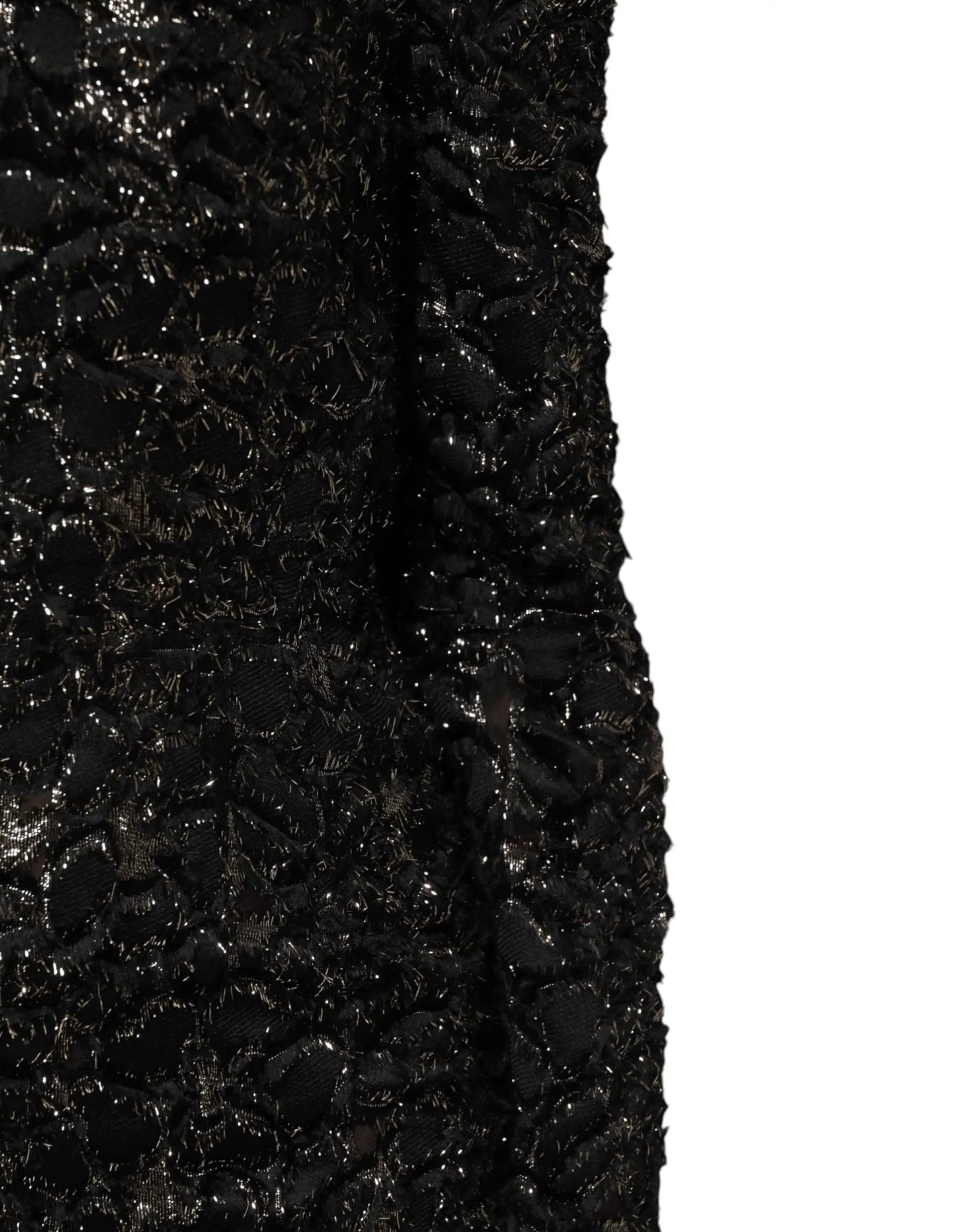 Dolce & Gabbana Black Sequin Bouclé Tweed Sheath Dress by Dolce & Gabbana