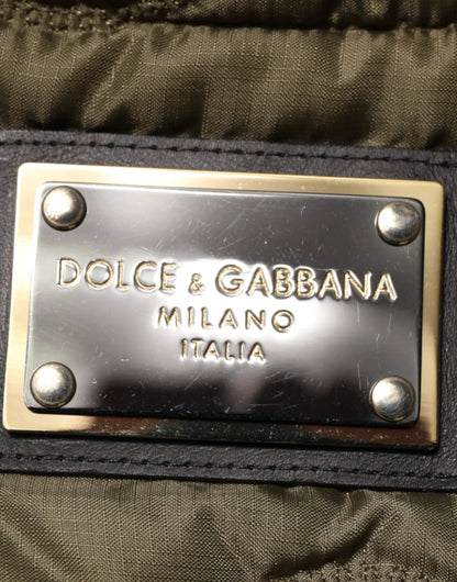 Dolce & Gabbana Multicolor Patchwork PolyesterQuilted Jacket by Dolce & Gabbana