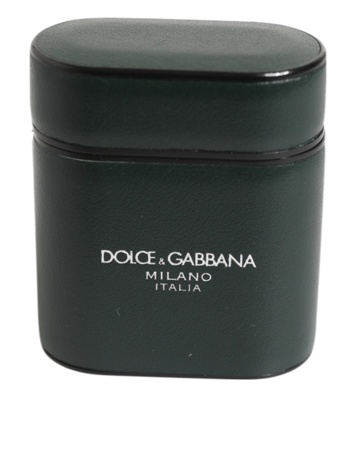Étui AirPods Dolce & Gabbana homme à rabat logo en cuir de veau noir – SMY11115