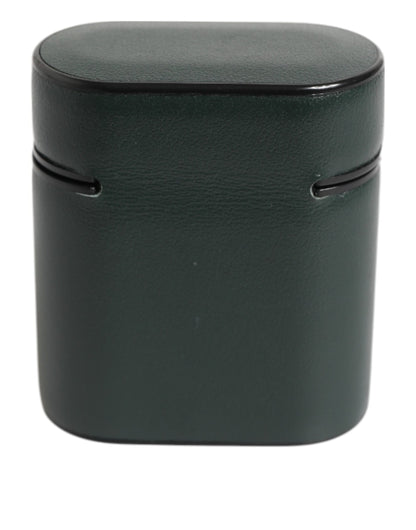 Étui AirPods Dolce & Gabbana homme à rabat logo en cuir de veau noir – SMY11115