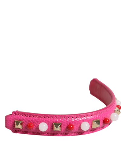 Bandoulière Dolce & Gabbana femme en cuir de veau rose – SMY11161