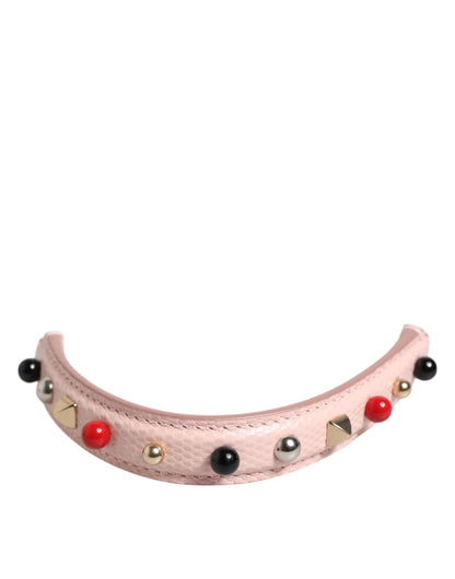 Bandoulière Dolce & Gabbana femme en cuir de veau rose clair – SMY11163