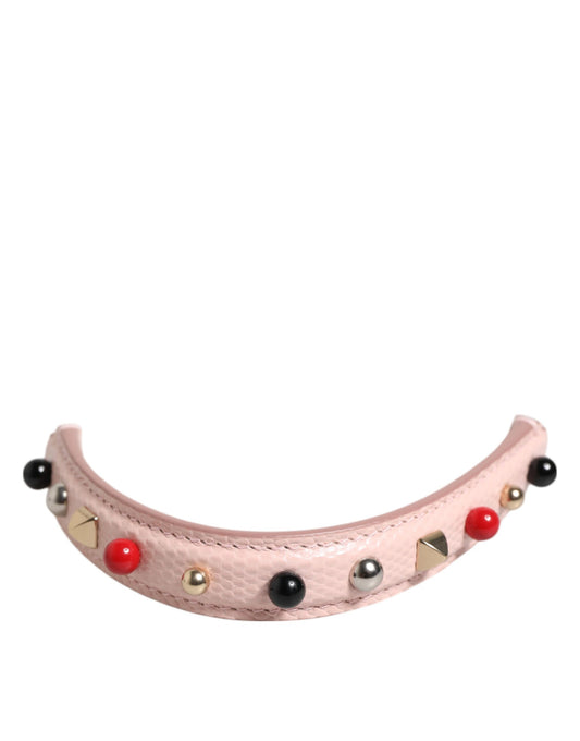 Bandoulière Dolce & Gabbana femme en cuir de veau rose clair – SMY11163