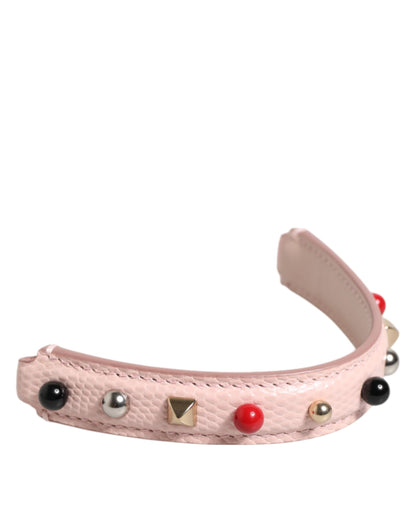 Bandoulière Dolce & Gabbana femme en cuir de veau rose clair – SMY11163