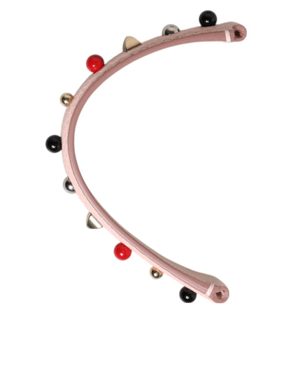 Bandoulière Dolce & Gabbana femme en cuir de veau rose clair – SMY11163