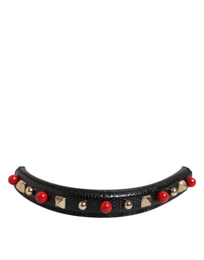 Bandoulière de sac Dolce & Gabbana femme en cuir de veau noir – SMY11164