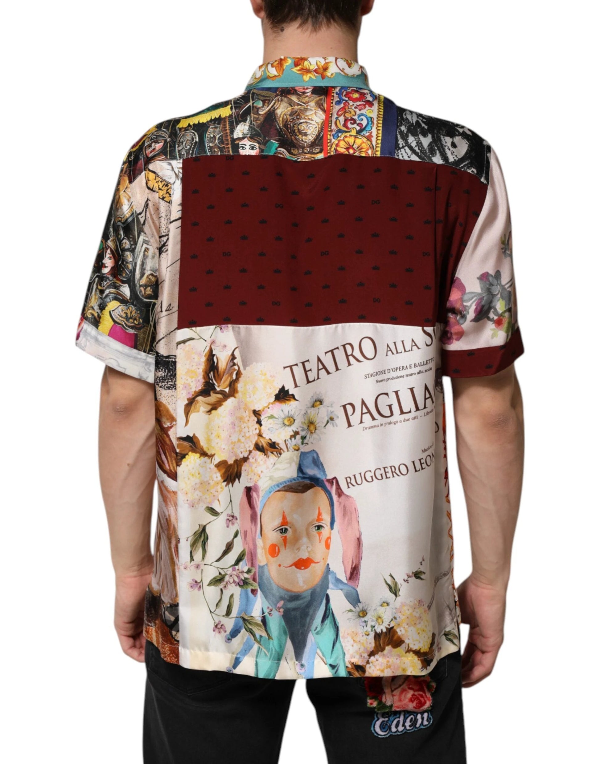 Dolce & Gabbana Multicolor Shell Print Hawaii Casual Shirt by Dolce & Gabbana