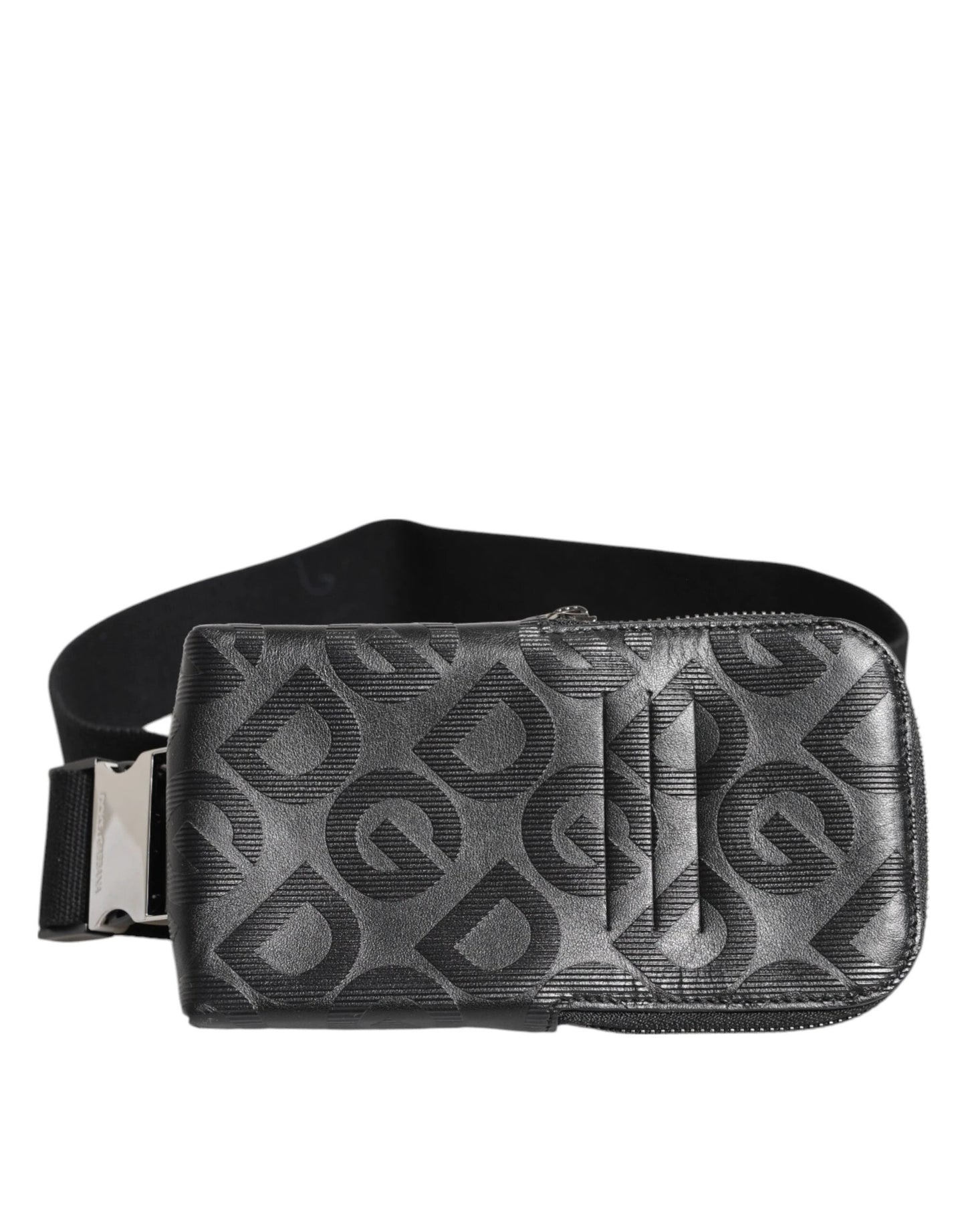 Dolce & Gabbana Gray DG Logo Mania Purse Phone Belt Waist Men Borse Bag by Dolce & Gabbana