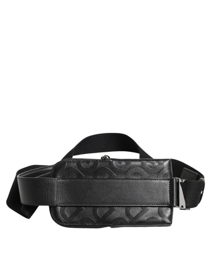 Dolce & Gabbana Gray DG Logo Mania Purse Phone Belt Waist Men Borse Bag by Dolce & Gabbana