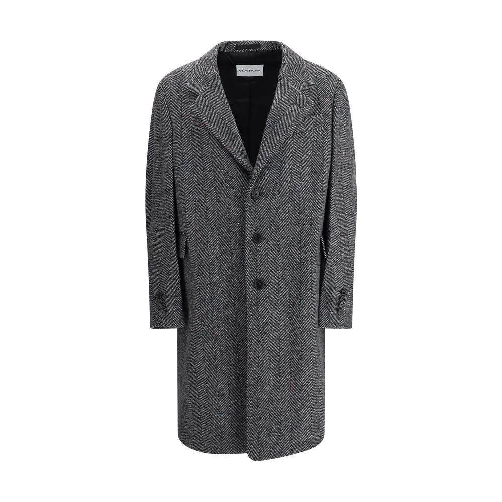 Givenchy Gray Wool Coat by Givenchy