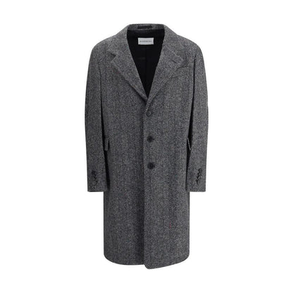 Givenchy Gray Wool Coat by Givenchy