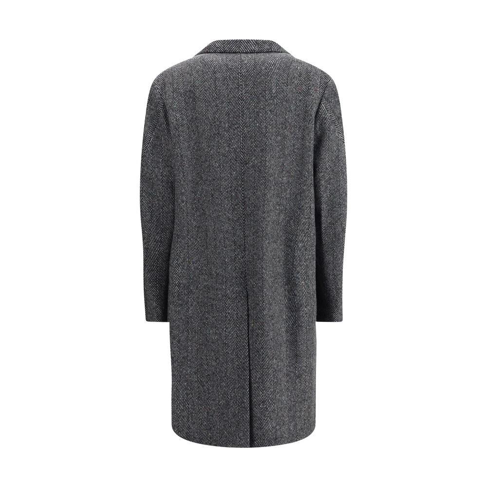 Givenchy Gray Wool Coat by Givenchy