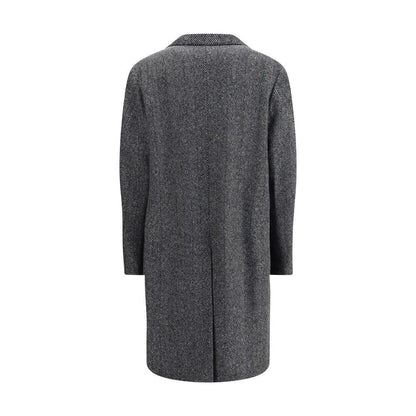 Givenchy Gray Wool Coat by Givenchy