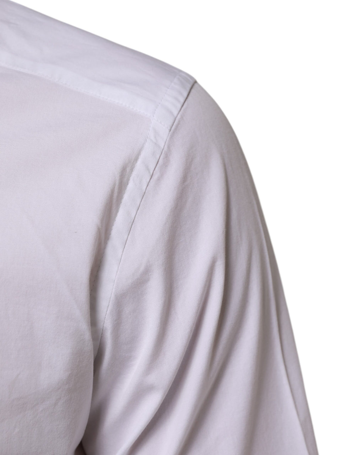 Chemise habillée Dolce & Gabbana homme GOLD à manches longues en coton blanc – TSH90814