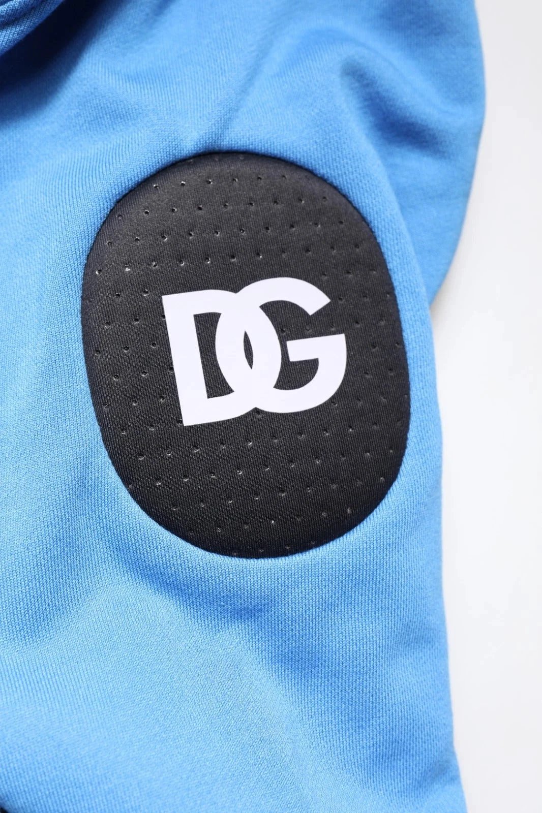 Dolce & Gabbana Blue Cotton Hooded Men Sportswear One Size Vest by Dolce & Gabbana