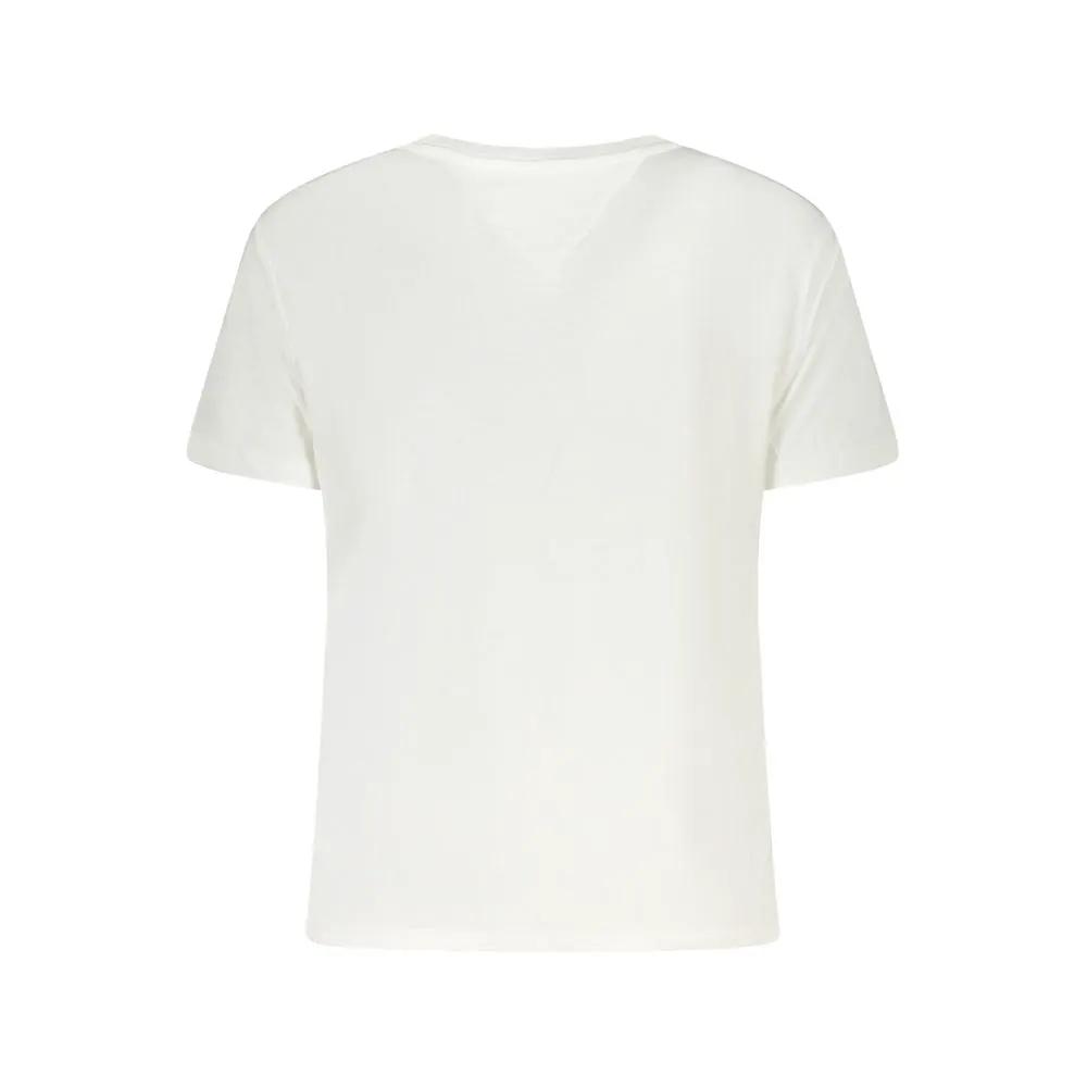 Tommy Hilfiger Bianco Cotton Women T-Shirt by Tommy Hilfiger