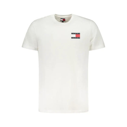 Tommy Hilfiger White Cotton Men's T-Shirt by Tommy Hilfiger