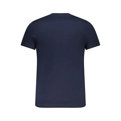 Tommy Hilfiger Blue Cotton Men T-Shirt by Tommy Hilfiger
