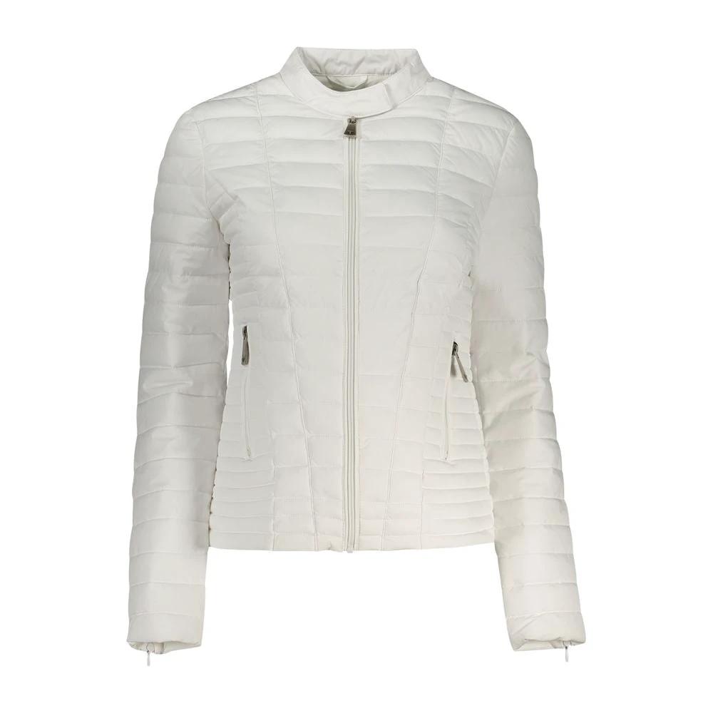 Guess Jeans Bianco Poliuretano Women Jacket by Guess Jeans