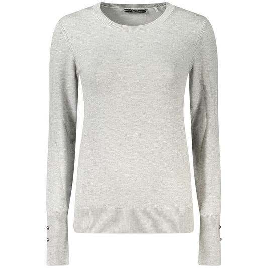 Pull Guess Jeans femme à strass en viscose gris – GU-39565