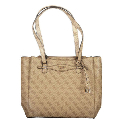 Guess Jeans Beige Polyurethane Women Handbag by Guess Jeans