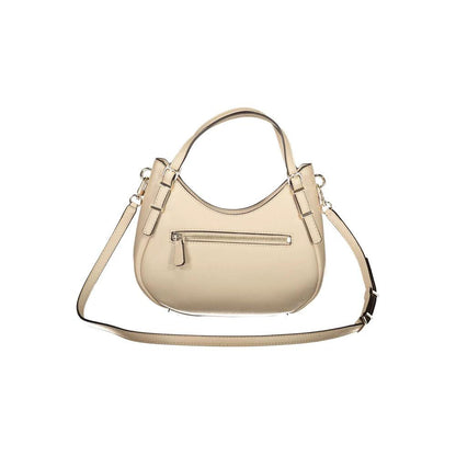 Guess Jeans Beige Polyurethane Woman Handbag by Guess Jeans