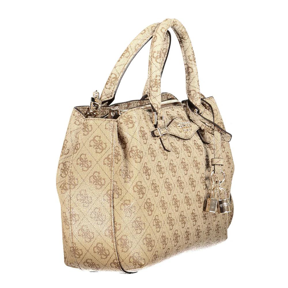 Guess Jeans Beige Polyurethane Women Handbag by Guess Jeans