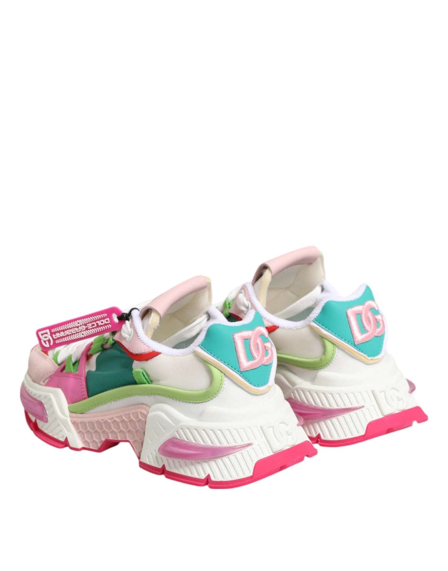 Dolce & Gabbana Multicolor Leather Airmaster Low Top Sneaker Shoes by Dolce & Gabbana