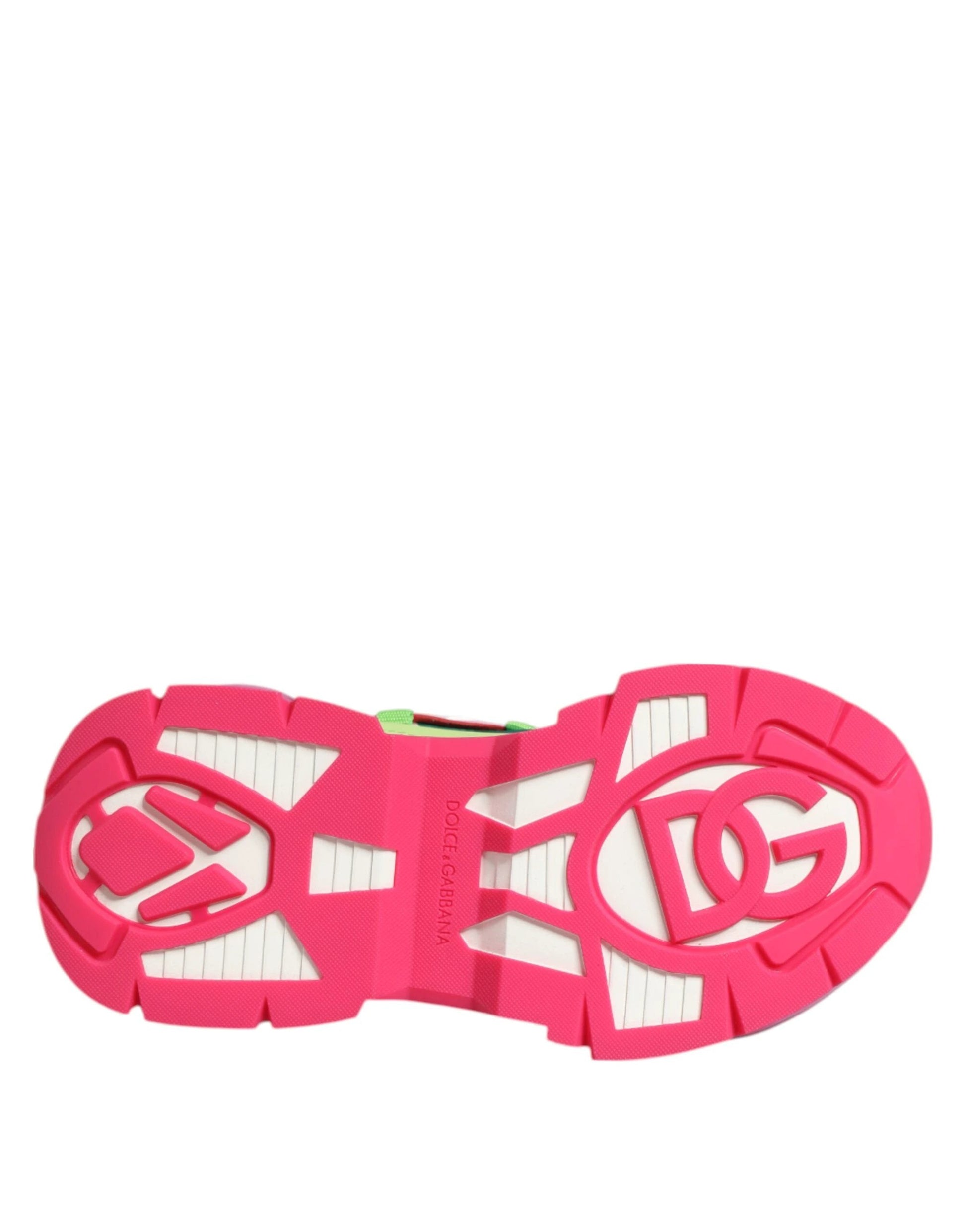 Dolce & Gabbana Multicolor Leather Airmaster Low Top Sneaker Shoes by Dolce & Gabbana