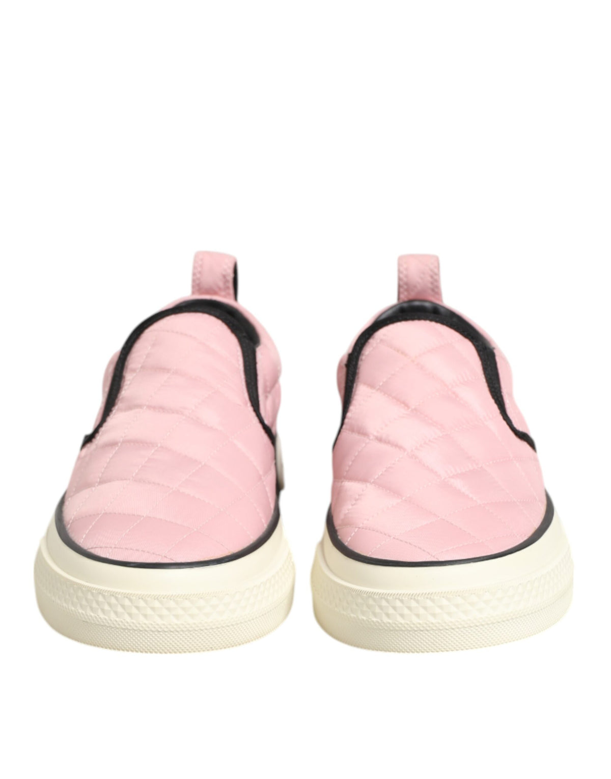 Baskets Dolce & Gabbana femme slip-on matelassées rose – LA12897