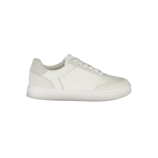 Calvin Klein White Polyurethane Men Sneaker by Calvin Klein