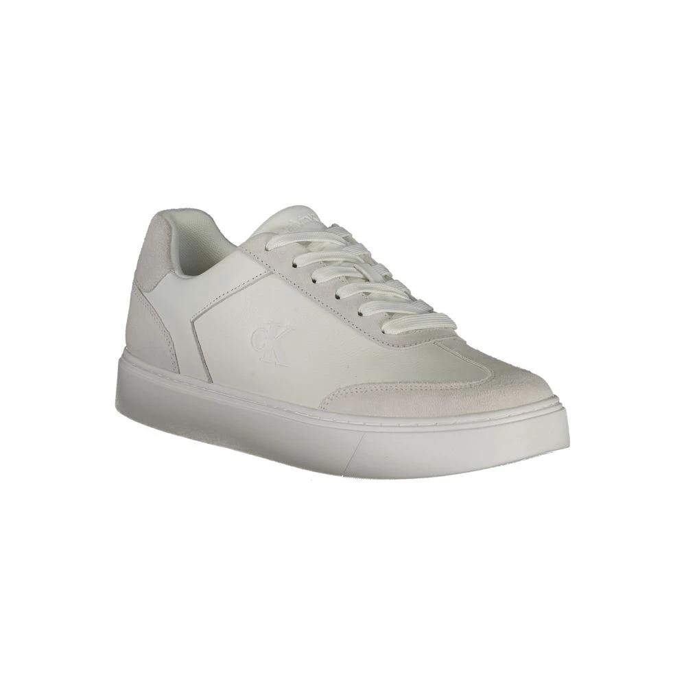 Calvin Klein White Polyurethane Men Sneaker by Calvin Klein