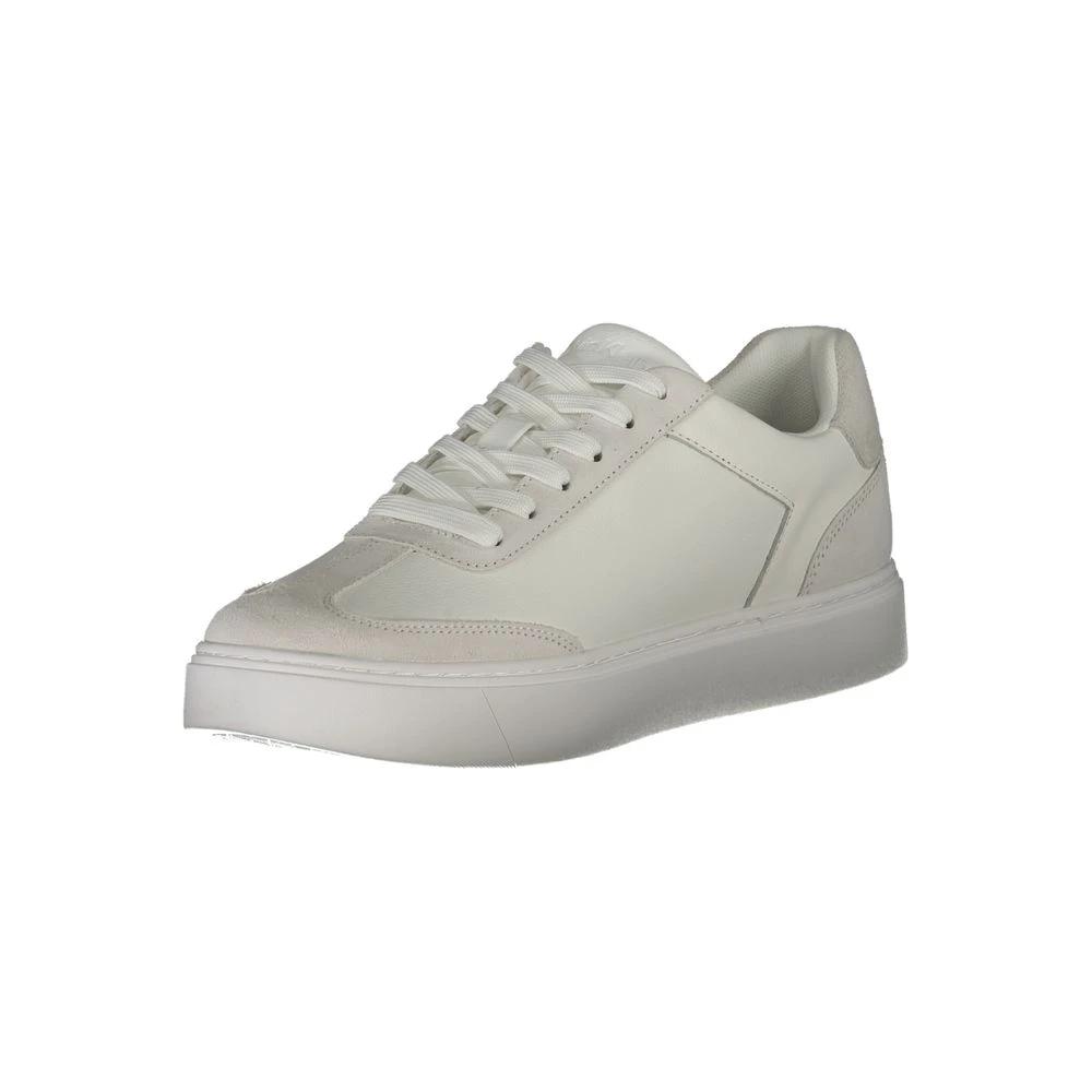 Calvin Klein White Polyurethane Men Sneaker by Calvin Klein
