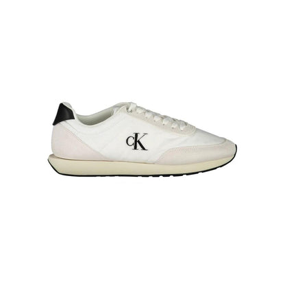 Calvin Klein White Polyester Men Sneaker by Calvin Klein