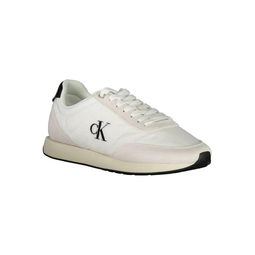 Calvin Klein White Polyester Men Sneaker by Calvin Klein