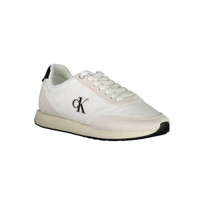 Calvin Klein White Polyester Men Sneaker by Calvin Klein