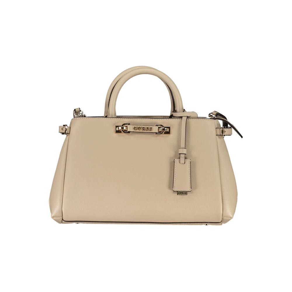 Guess Jeans Beige Polyethylene Handbag by Guess Jeans