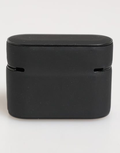 Étui AirPods Dolce & Gabbana mixte logo en relief noir et orange – SMY11112